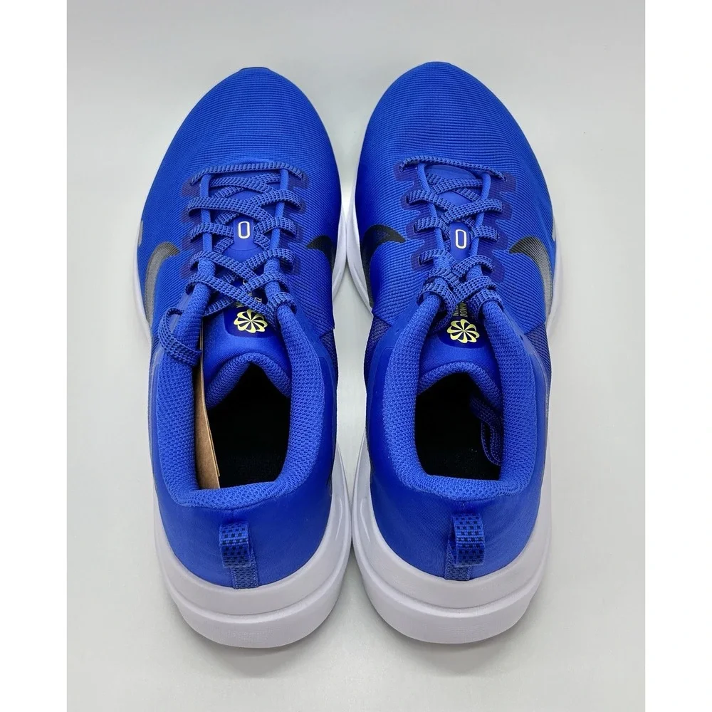 Nike Downshifter 12 Racer Blue Black High Voltage Size 9.5 / 11 DD9293-402